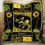 sunflower turtle cl2100480mdq quilt blanket d2479158