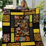 sunflowers mickey mouse and friends quilt quilt d2420811