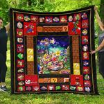 super mario funny gift idea for video game fan quilt d2422665