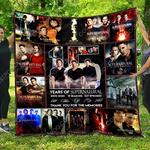 supernatural 15 years quilt blanket d2418833
