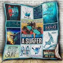 Surfer Cl19100828Mdq Quilt Blanket