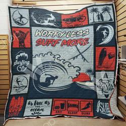 Surfing Cld220739 Quilt Blanket