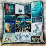 surfing the ocean is where i belong quilt blanket great customized blanket gifts for birthday 0