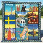 sweden qh080704b tbg quilt blanket d2447747