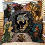 t rex dinosaur cl22100495mdq quilt blanket d2480667