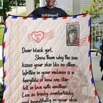 ta black girl letter quilt blanket d2450132