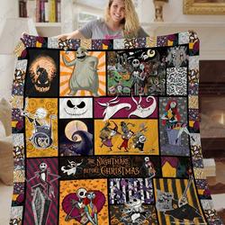 Ta Nightmare Before Christmas Quilt Blanket