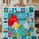 ta the little mermaid quilt blanket new ver d2451106