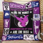 taekwondo girl blanket lnt1012103 quilt blanket d2446557