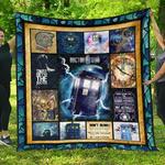 tardis doctor who funny gift idea for fan quilt d2422646