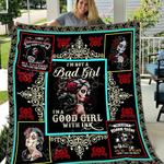 tattooed girl blanket kc1707 quilt d2451954
