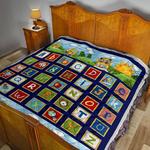 teacher pattern heartbeat quilt blanket dhc3112153td d2446604
