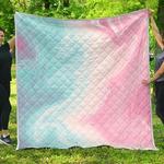 teal pink liquid marble cl17100596mdq quilt blanket d2445951