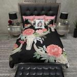 texas longhorn flower and steer bull cow skull clt0810154t bedding sets d2239115