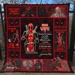 thanks for being my wife deadpool qh quilt d2421863