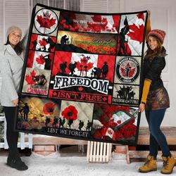 The Canadian Veterans Quilt Blanket Christmas Day Dhc16127033Dd