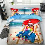 the dog with christmas hat enjoying life clh2210276b bedding sets d2235171