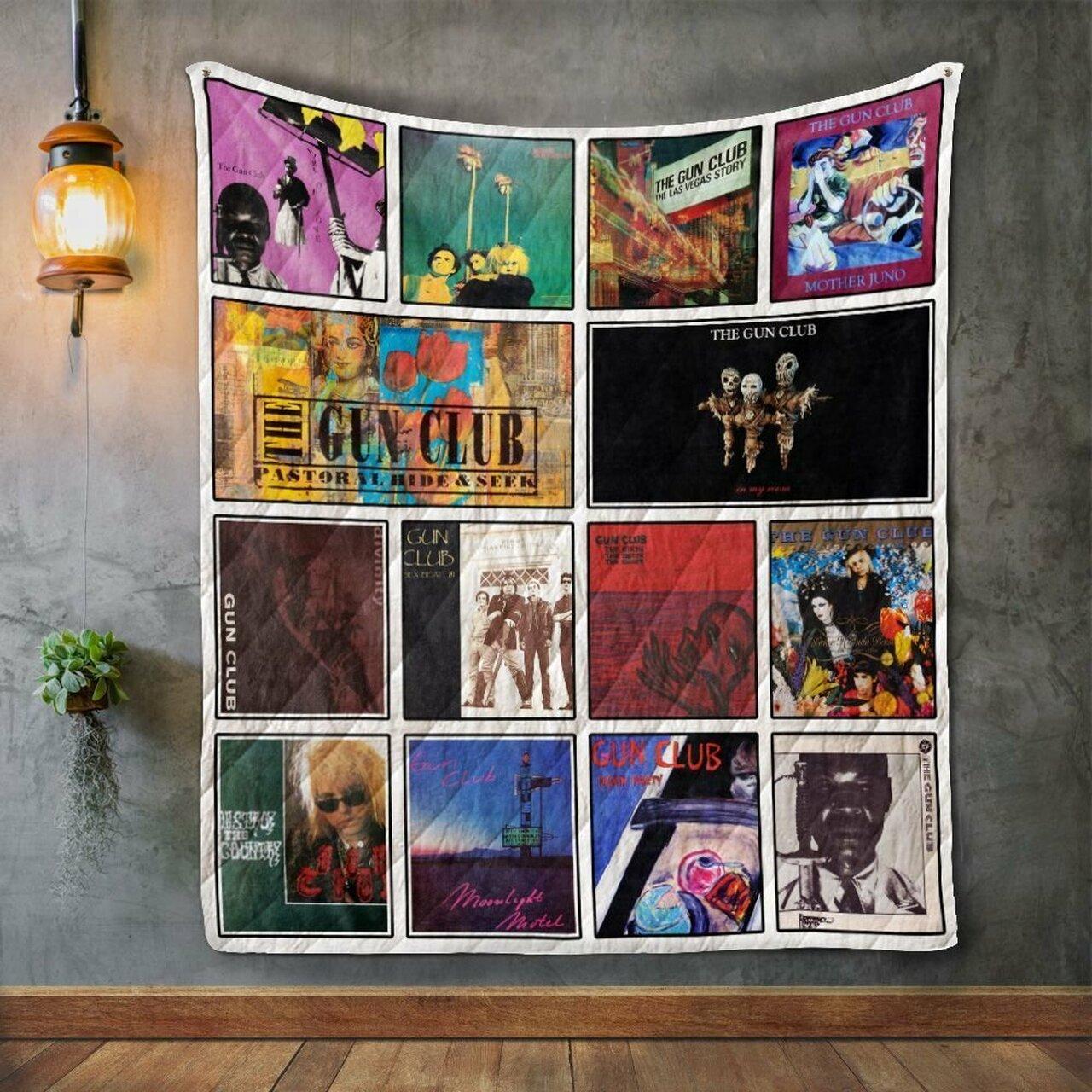The Gun Club Album Covers Quilt Blanket the gun club album covers quilt blanket d2449638