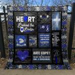 the heart behind the badge quilt blanket hn57 aw quilt d2414721