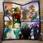 the legend of zelda fight quilt v2 quilt d2420104
