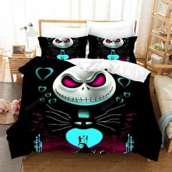 The Nightmare Before Christmas Amazing Room Decor For Disney Fan Bedding Set Duvet Cover Meaningful Gift For Halloween Christmas