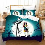 the nightmare before christmas 3d pumpkin beauty bedding set printed cartoon duvet cover set queen