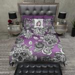 the original purple ombre sugar skull gs cl ld bedding set qa d2120286