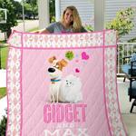 the secret life of pets gidget and max quilt blanket d2418888