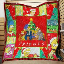 The Simpsons Friends Quilt Blanket 01969