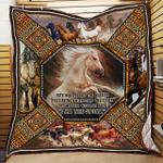 the warrior whispers back i am the storm horse quilt blanket d2448282