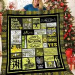 theres no crying in softball quilt blanket great customized blanket gifts for birthday christmas 0
