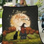 thevitictm halloween witch black cat quilt 04309 d2421387