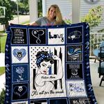 thin blue line police mom beautiful quilt quilt d2419989