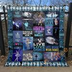 this girl runs on jesus and ballet blanket th0107 quilt d2413460