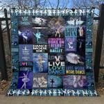 this girl runs on jesus and ballet clt170666 quilt blanket d2483449
