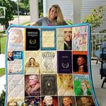 thomas jefferson books quilt blanket d2418295