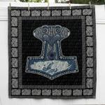 thor hammer mjolnir ship viking cl2100510mdq quilt blanket d2478742