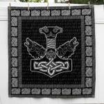 thor hammer viking wolf cl2100520mdq quilt blanket d2483217
