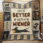 tlab dachshund quilt blanket ver 16 d2450611