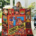 tlmus donkey kong christmas quilt blanket d2450420