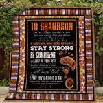to grandson quilt blanket dhc1501803vt d2481099