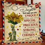 to my daughter god says you are quilt blanket d2452537