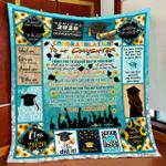 to my daughter graduate quilt blanket d2448417