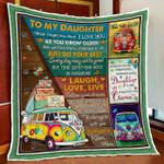to my daughter laugh love live love mom hippie quilt blanket d2448671