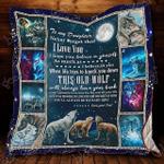 to my daughter wolf cl18100718mdq quilt blanket d2479330