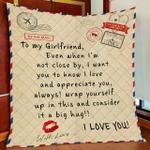 to my girlfriend love letter quilt blanket d2448450