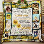 to my granddaughter sunflower hur quilt cysiys d2488134