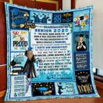 to my granddaughter your senior year is ending love grandma quilt blanket d2448425