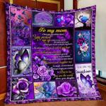 to my mom love daughter quilt blanket d2448925