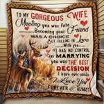 to my wife deer quilt tt33mk 0508 quilt d2420495